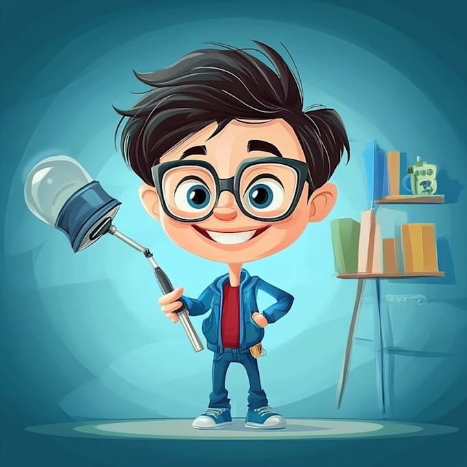 create illustration cartoon character or mascot