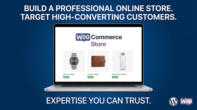 build a high converting woocommerce store or wordpress ecommerce website