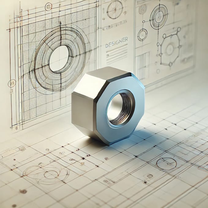 create a 3d model in industrial design for you