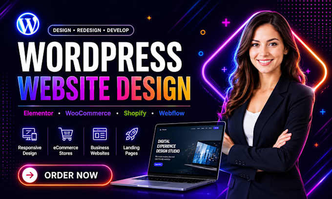 design or redesign your wordpress website using elementor pro for a modern web