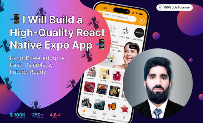 Develop and publish your react native expo app by M_shoaib_arif | Fiverr