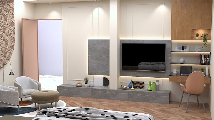 do basic budget friendly 3d interior rendering