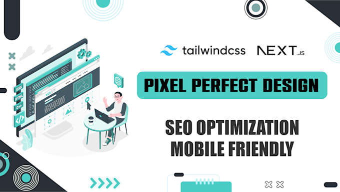 develop responsive next js websites with tailwind CSS