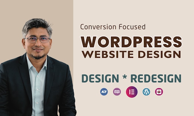 redesign design elementor website