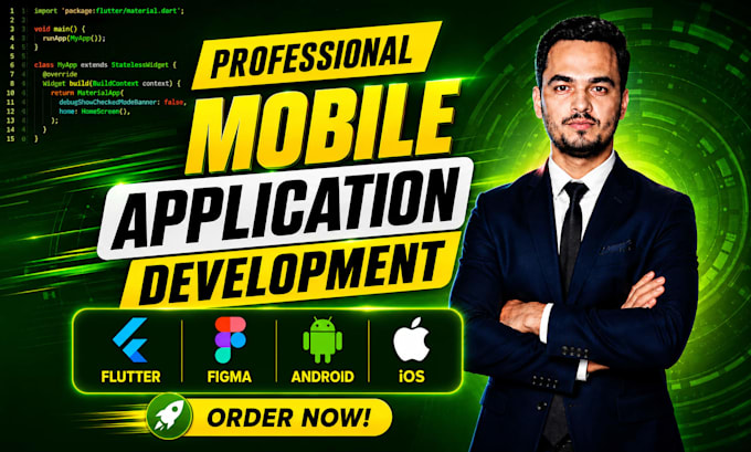 do flutter app development android, ios app mobile app creation ai integration