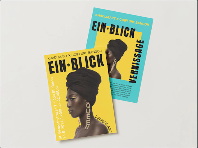 design a modern and custom flyer for your event or business
