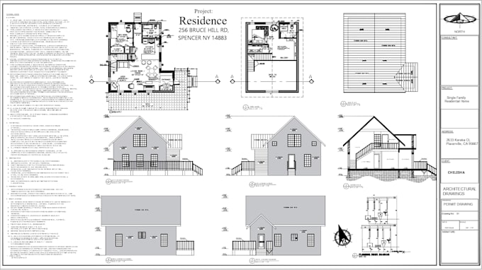 be your architect for floor plan, house permit drawings, blueprints in autocad