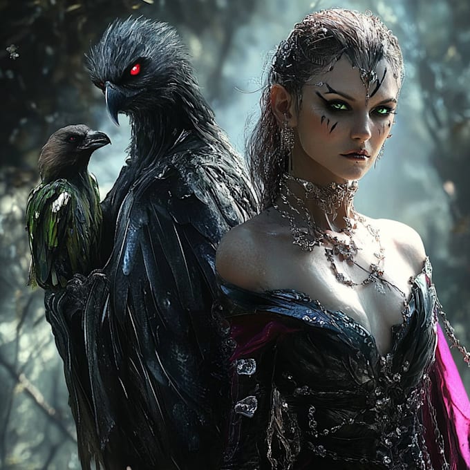 draw realistic fantasy characters