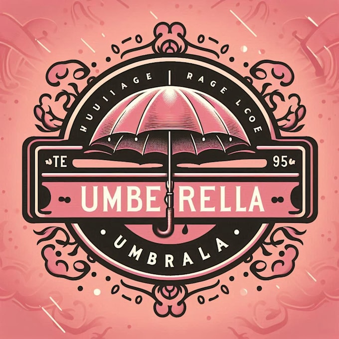 design modern beautiful umbrella logo