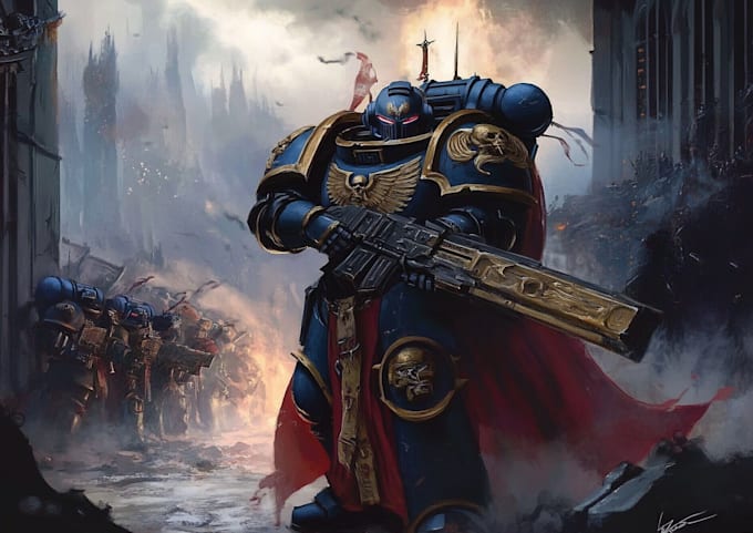 make your favorite warhammer 40k character, miniature