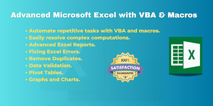 Automate microsoft excel vba, macros, formulas spreadsheet by Uzair ...