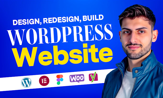 design a modern wordpress website with elementor