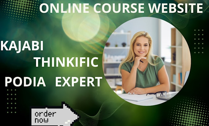 kajabi website design landing page podia thinkific online course funnel teachabl