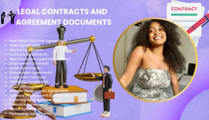 write legal contracts and agreement documents