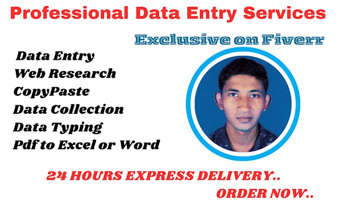 do accurate data entry, copy paste,web research,typing job