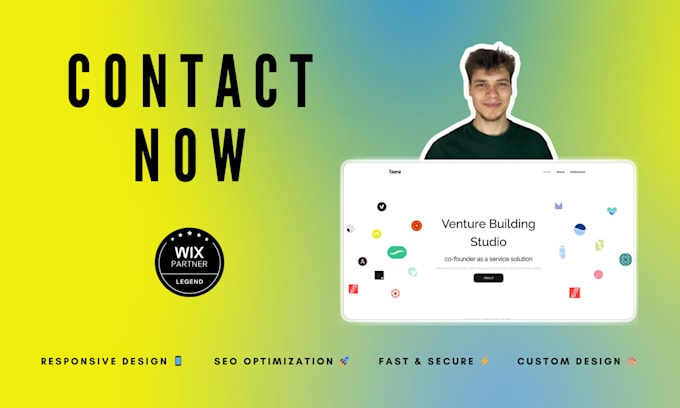 design a professional wix website