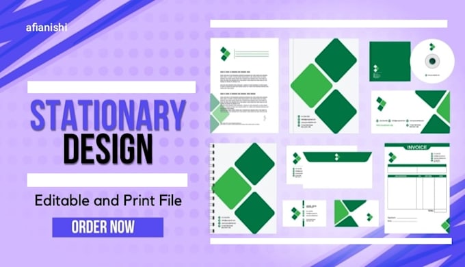 Design professional logo, business card, letterhead, stationery, flyer ...