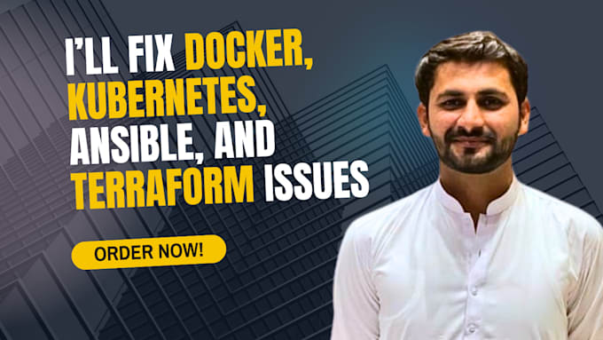 fix docker, kubernetes, ansible, and terraform issues