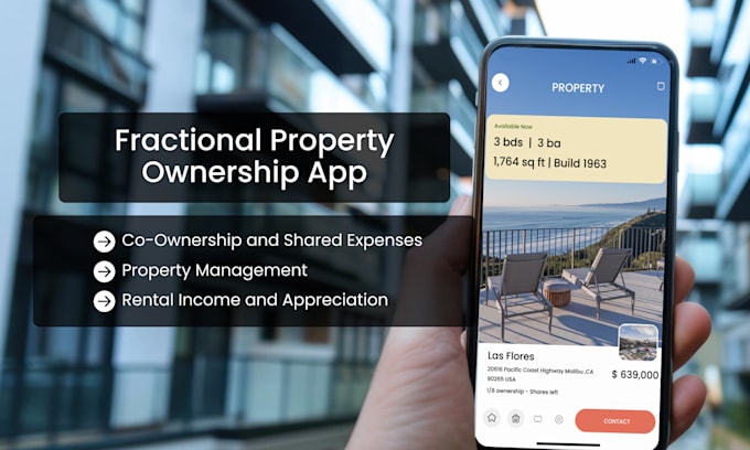 develop a custom fractional property ownership app like pacasso