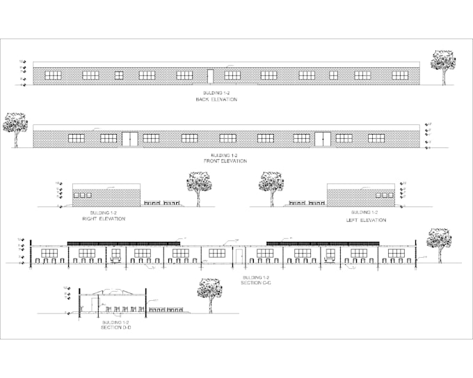 draw architectural floor plans and elevations in autocad