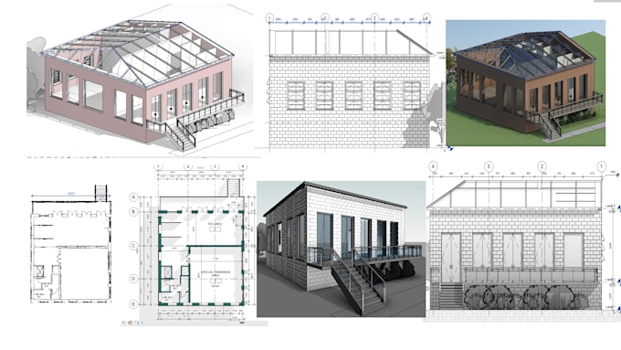 Do architecture and mep drawings for city permit in revit or cad by ...