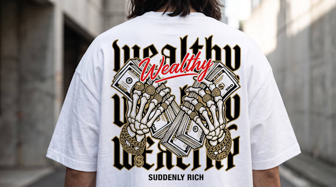 design vintage and streetwear t shirt typography