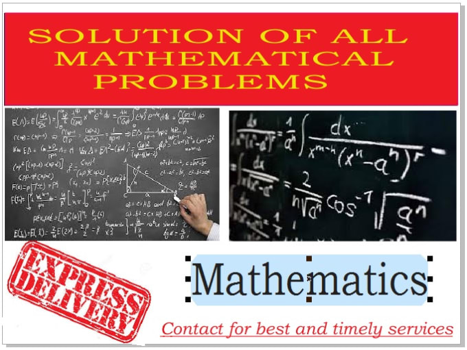 provide solutions of Mathematical Problems