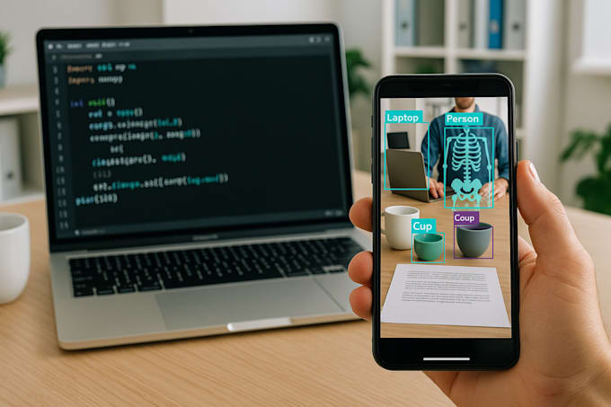 develop mobile app with opencv, yolo tracking, smart monitoring, pose, and ocr