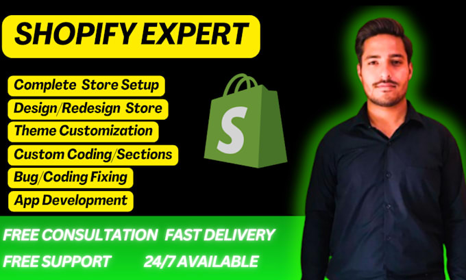 develop, fix, customize shopify themes, sections, and apps