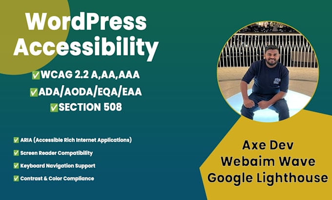 do accessibility and wcag for wordpress