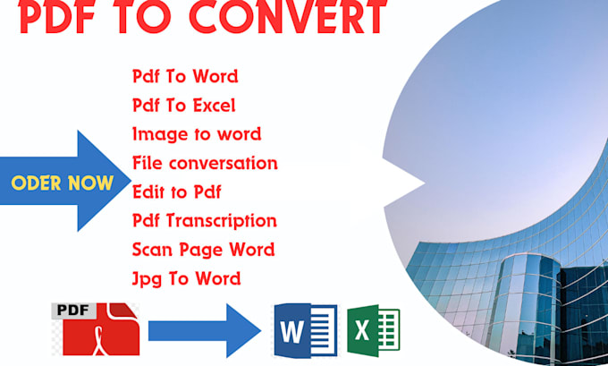 pdf to word,pdf to excel, typing, copy paste work