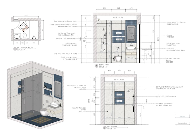 do sketchup layout drawings for interior spaces