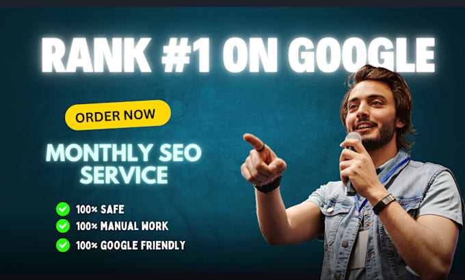 rank 1 on google  monthly seo service