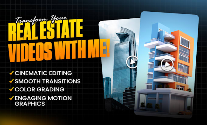 edit real estate videos, real estate video editing, real estate reels and tiktok