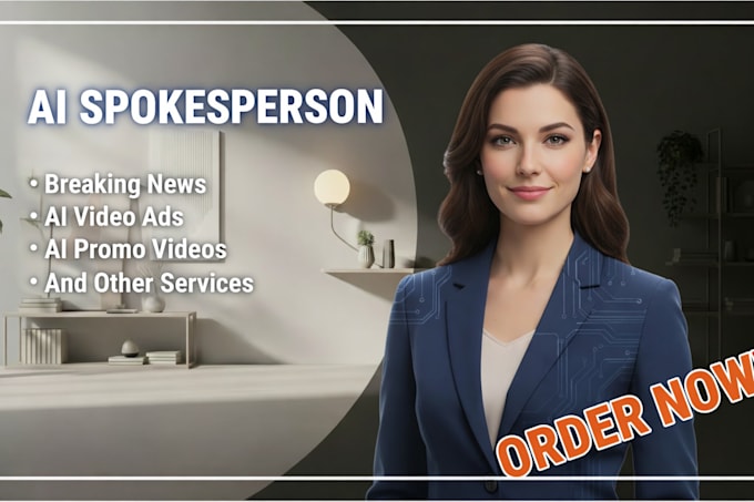 create realistic ai spokesperson, ai video ads,breaking news and ugc style video