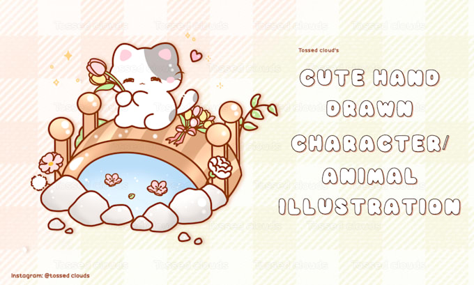 draw cute cartoon or animal illustrations