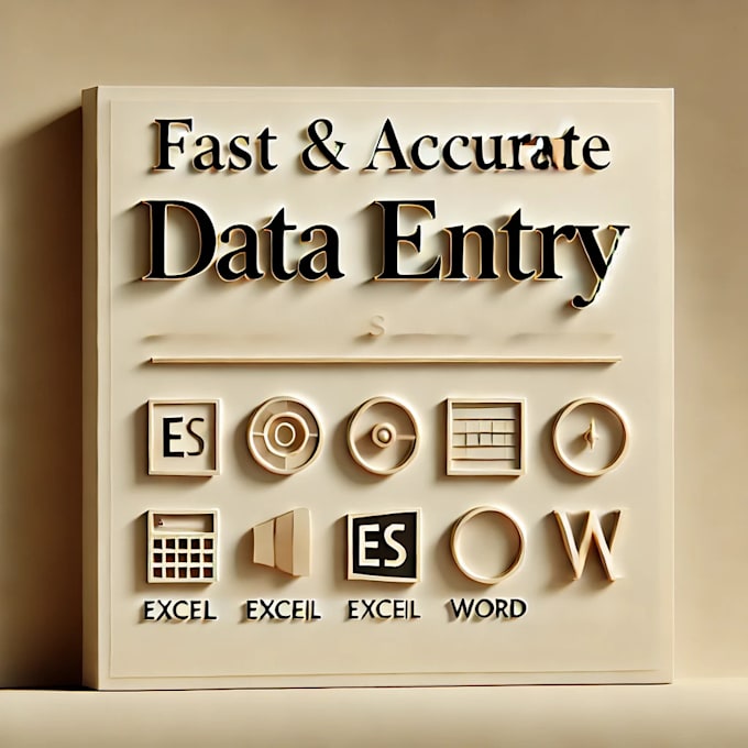 do data entry ms excel ms word and web research