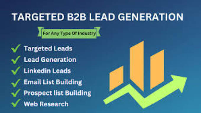 generate targeted b2b lead forex lead crypto lead of any industry