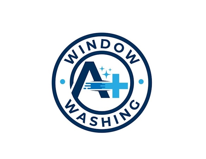 design monogram super window and washing logo