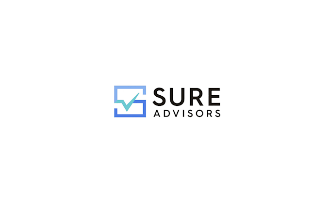 do unique financial finance consulting accounting logo