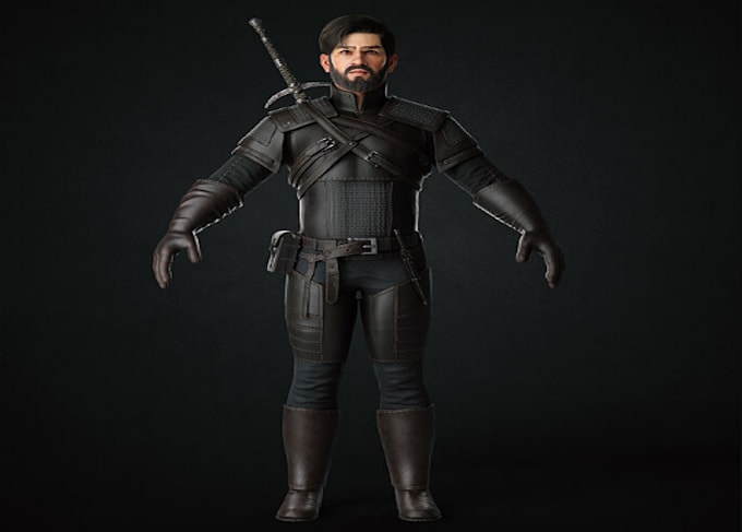 Unique 3d game assets, scifi mech, weapon, props, 3d armour, ue5 rig ...