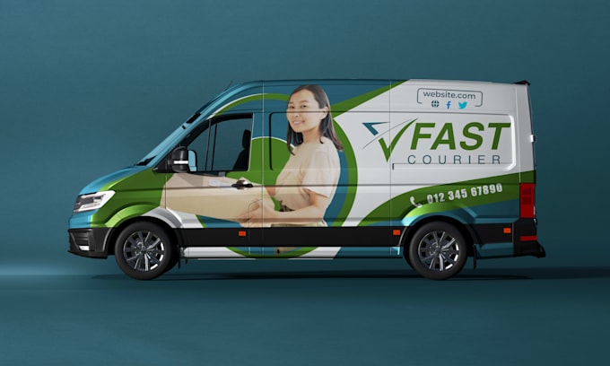 make print ready van wrap design for business