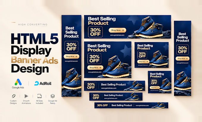 create HTML5 banner ads for google display network