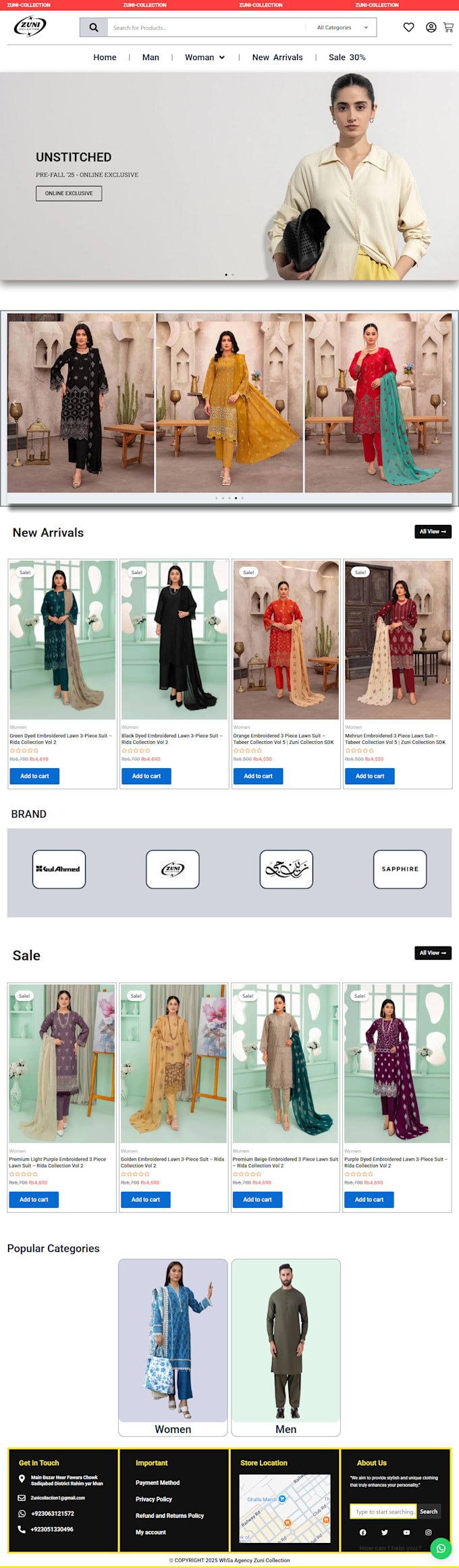 design and develop elementor ecommerce stylish mart
