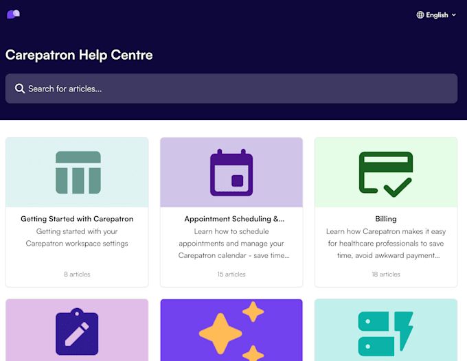 write your knowledge base or help center