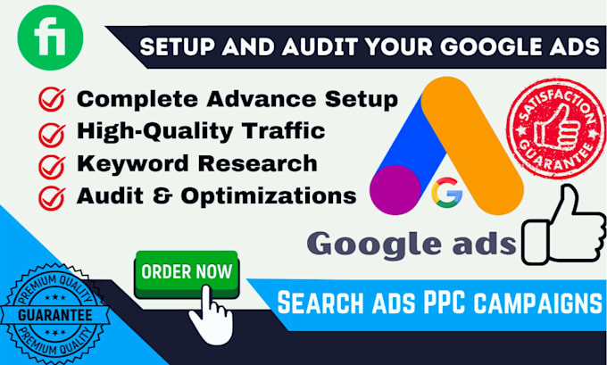 setup, optimize highly profitable PPC google ads campaign