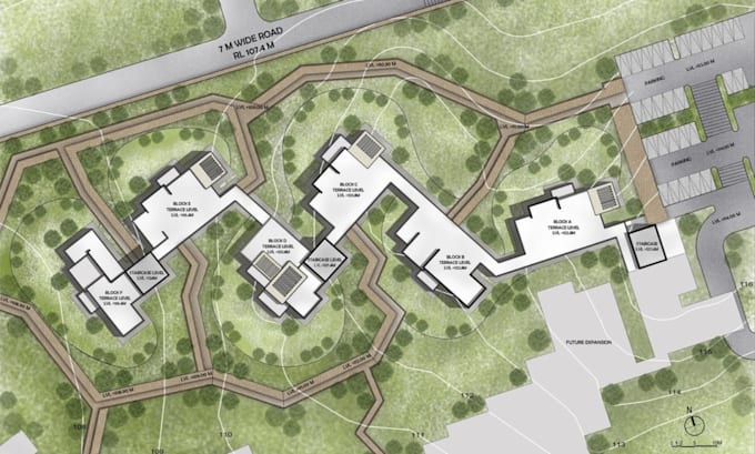 Render architectural site plan, master plan, landscape plan by Engr ...