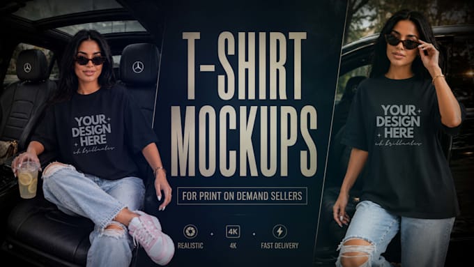 ultra realistic tshirt and clothing mockups