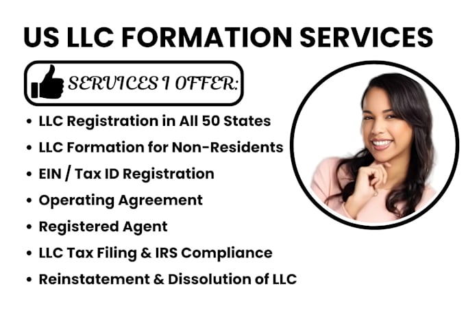 llc formation, llc tax, register USA llc for non residents, dissolve llc, tax id