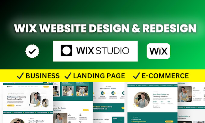 create wix website redesign, wix website design or redesign wix website